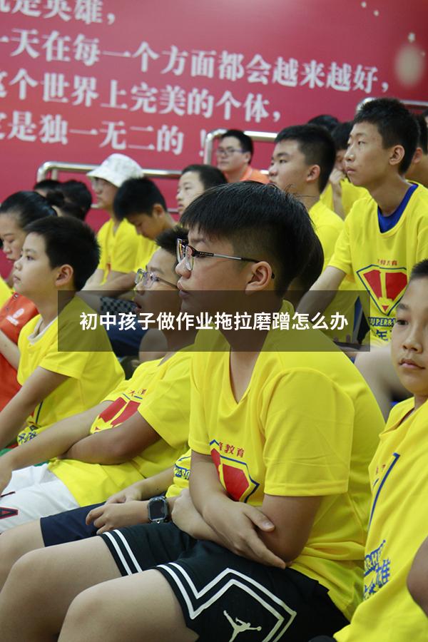 初中孩子做作业拖拉磨蹭怎么办