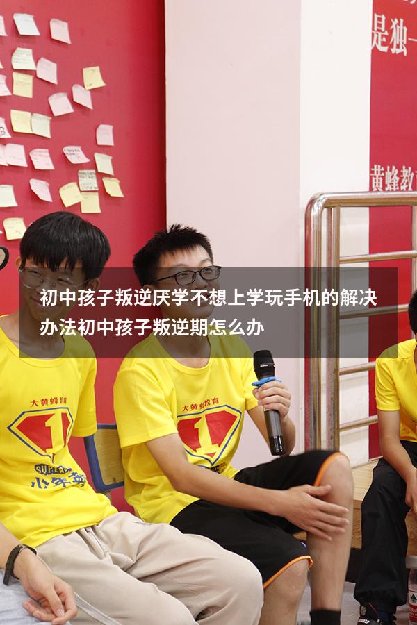 初中孩子叛逆厌学不想上学玩手机的解决办法（初中孩子叛逆期怎么办）