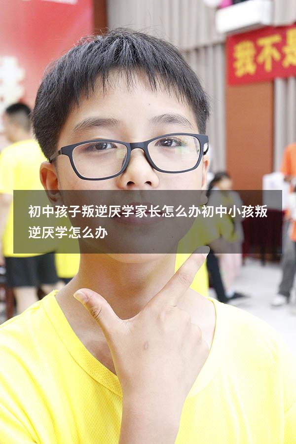 初中孩子叛逆厌学家长怎么办（初中小孩叛逆厌学怎么办）