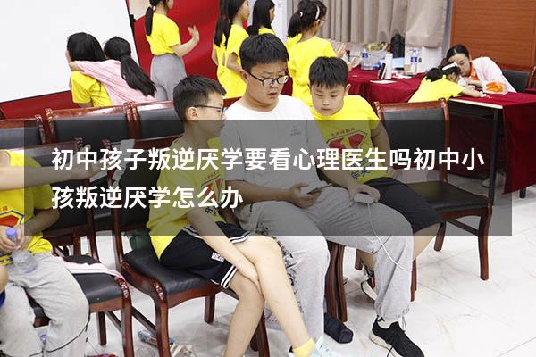 初中孩子叛逆厌学要看心理医生吗（初中小孩叛逆厌学怎么办）