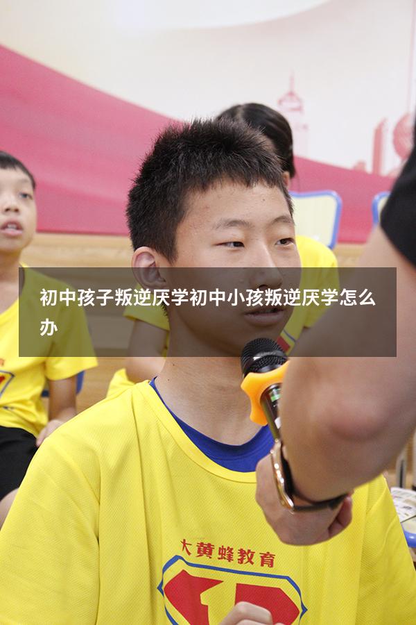 初中孩子叛逆厌学（初中小孩叛逆厌学怎么办）