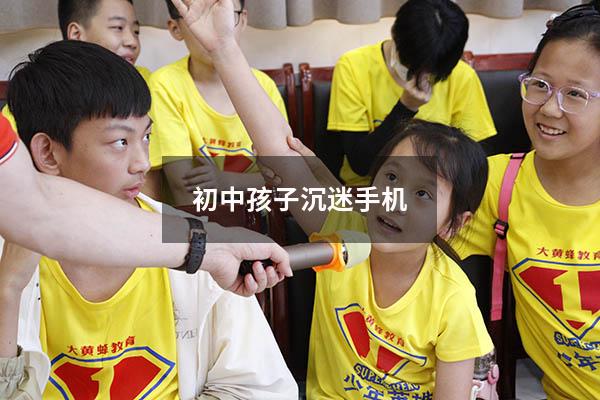 初中孩子沉迷手机（初中生做作业依赖手机怎么办）