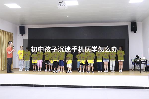 初中孩子沉迷手机厌学怎么办
