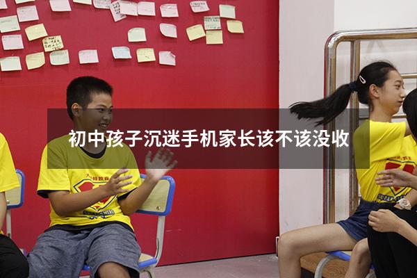 初中孩子沉迷手机家长该不该没收
