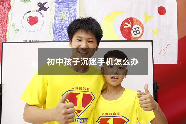 初中孩子沉迷手机怎么办