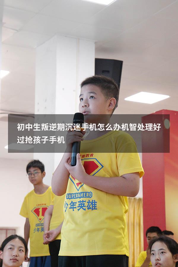 初中生叛逆期沉迷手机怎么办机智处理好过抢孩子手机