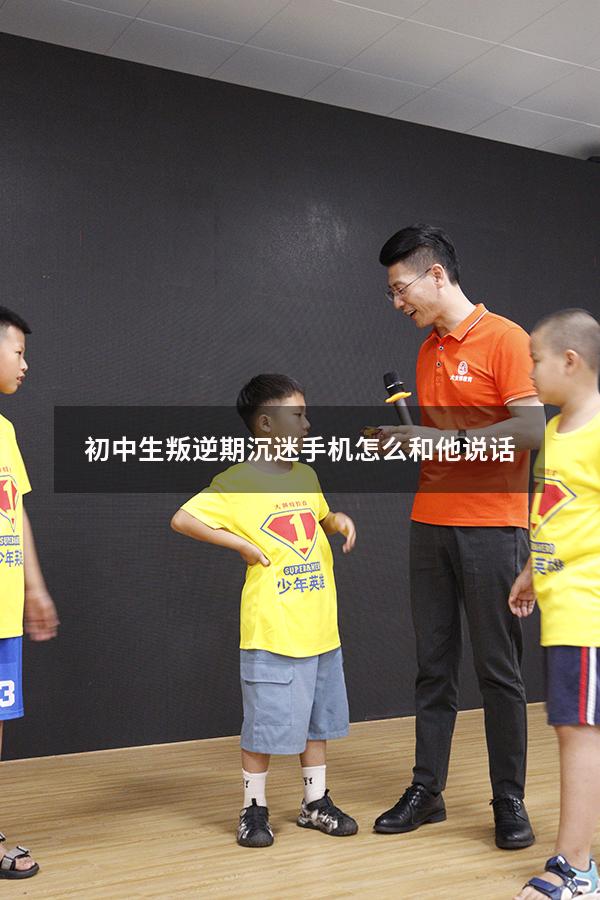 初中生叛逆期沉迷手机怎么和他说话