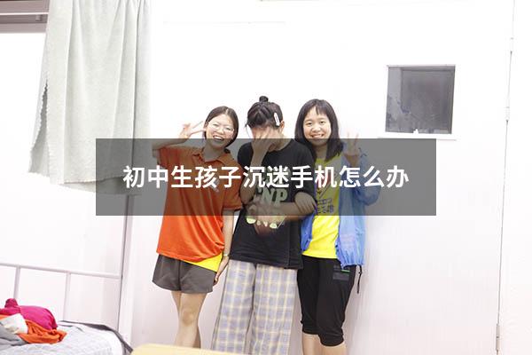 初中生孩子沉迷手机怎么办