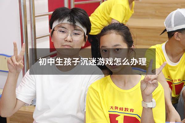 初中生孩子沉迷游戏怎么办理