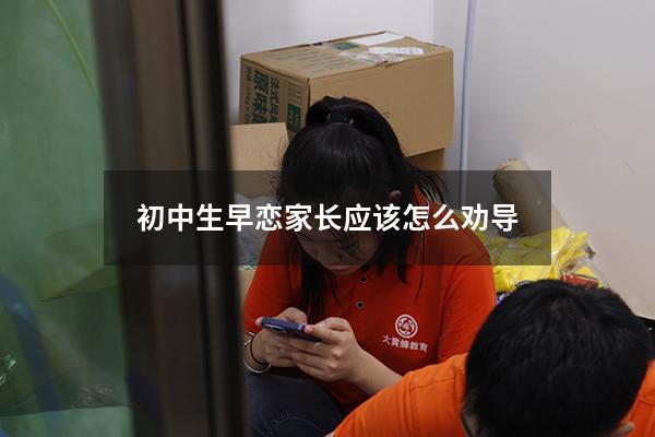 初中生早恋家长应该怎么劝导