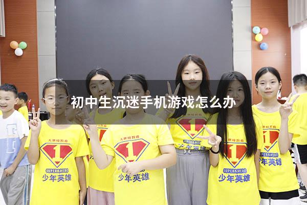 初中生沉迷手机游戏怎么办
