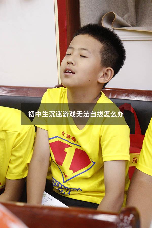 初中生沉迷游戏无法自拔怎么办