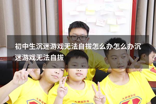 初中生沉迷游戏无法自拔怎么办怎么办（沉迷游戏无法自拔）