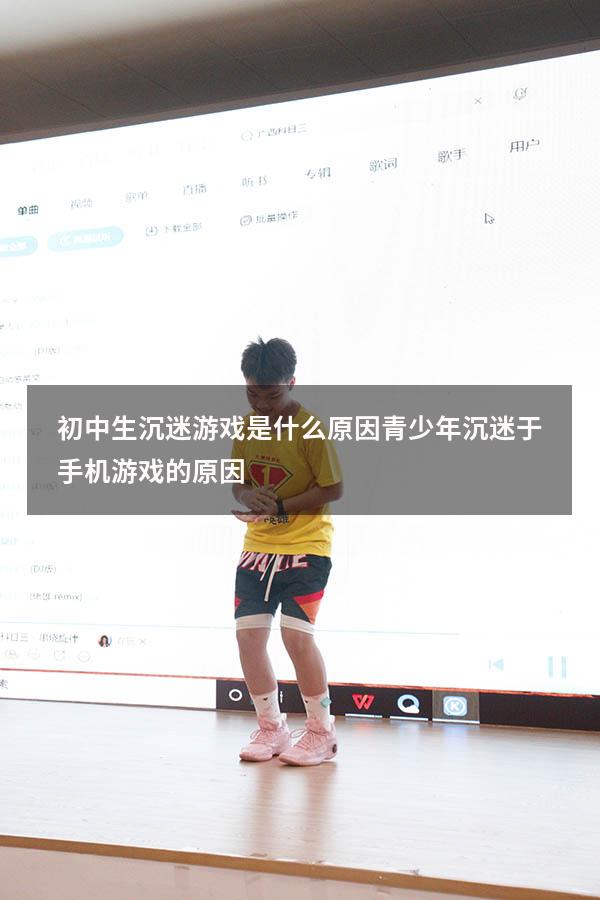 初中生沉迷游戏是什么原因（青少年沉迷于手机游戏的原因）
