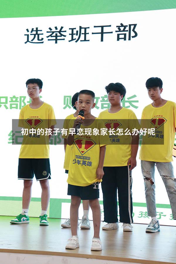 初中的孩子有早恋现象家长怎么办好呢