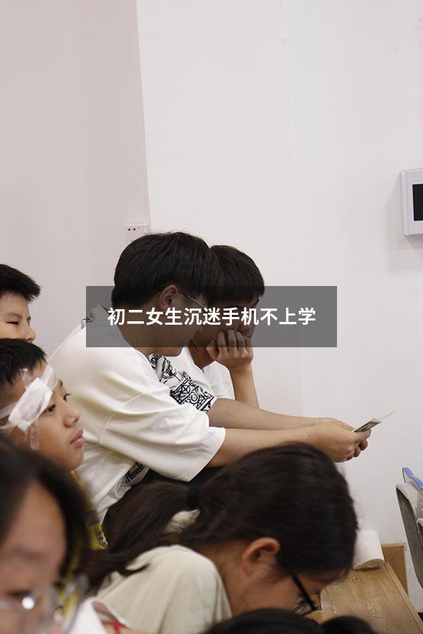 初二女生沉迷手机不上学（初二女生厌学不去学校怎么办）