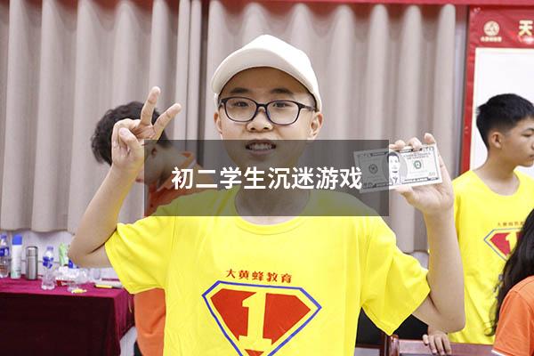 初二学生沉迷游戏