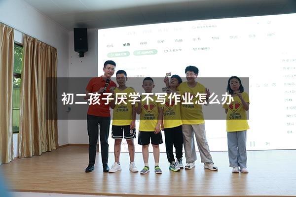 初二孩子厌学不写作业怎么办
