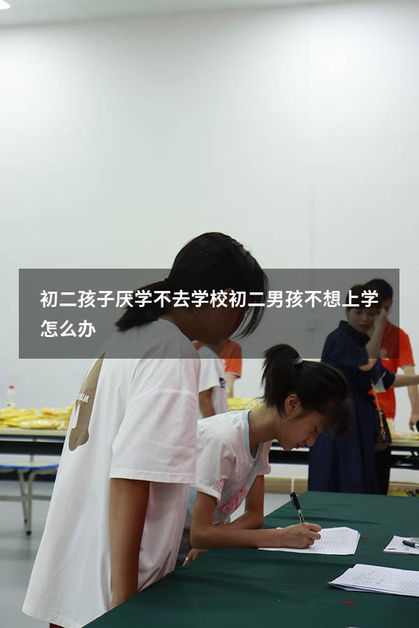 初二孩子厌学不去学校（初二男孩不想上学怎么办）