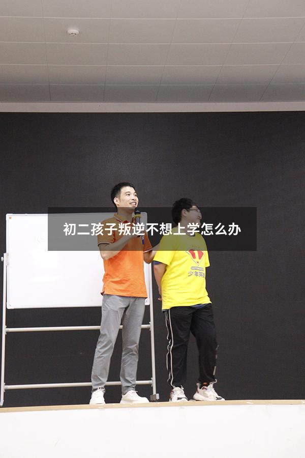 初二孩子叛逆不想上学怎么办