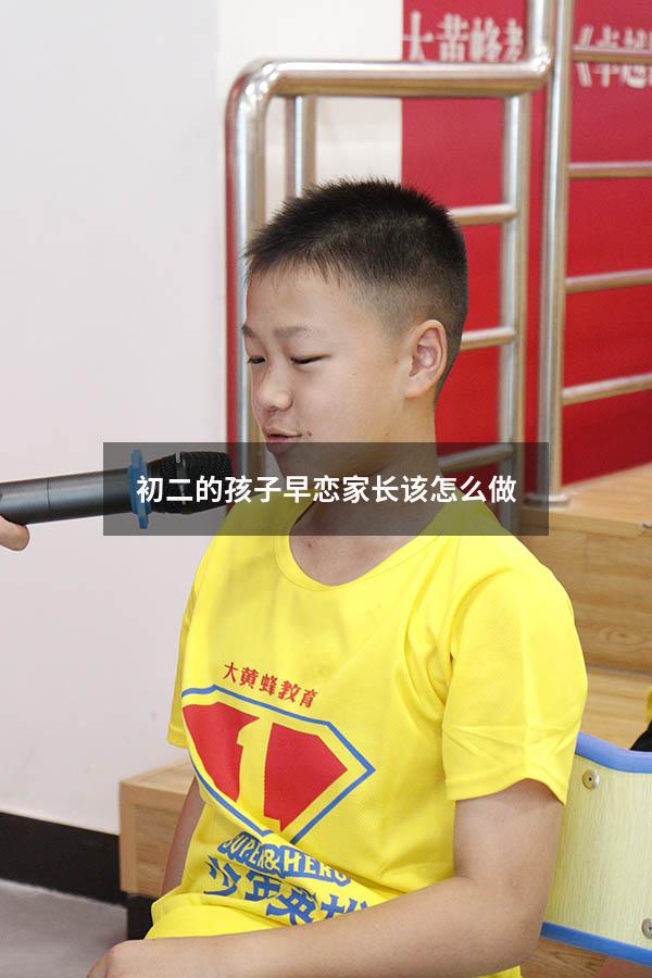 初二的孩子早恋家长该怎么做