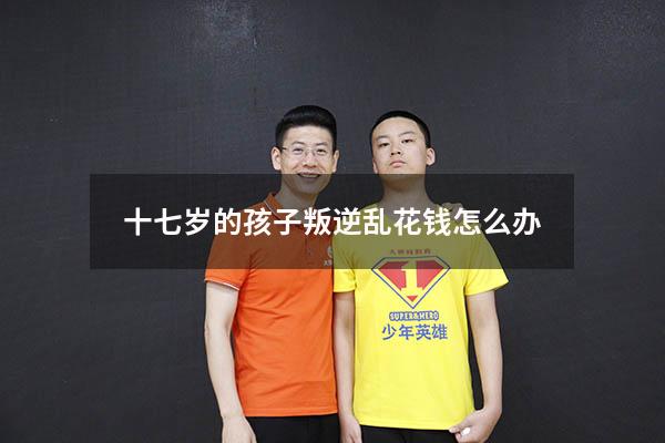 十七岁的孩子叛逆乱花钱怎么办