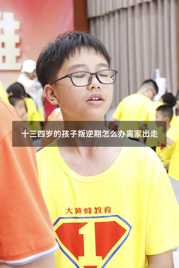 十三四岁的孩子叛逆期怎么办离家出走