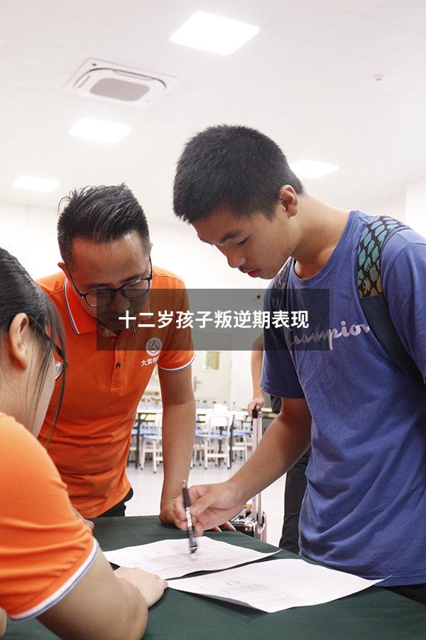 十二岁孩子叛逆期表现