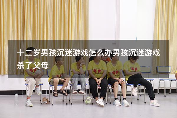 十二岁男孩沉迷游戏怎么办（男孩沉迷游戏杀了父母）