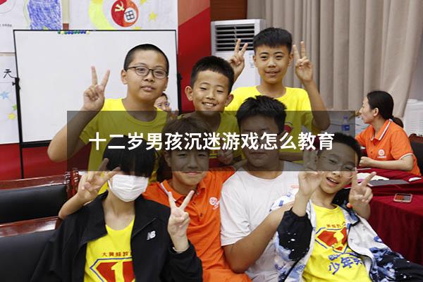 十二岁男孩沉迷游戏怎么教育