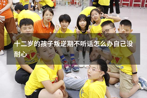 十二岁的孩子叛逆期不听话怎么办自己没耐心