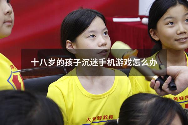 十八岁的孩子沉迷手机游戏怎么办（男孩沉迷游戏怎么办）