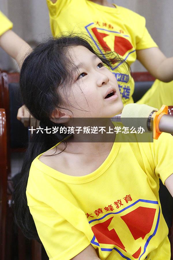 十六七岁的孩子叛逆不上学怎么办