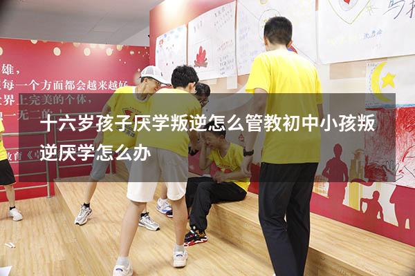 十六岁孩子厌学叛逆怎么管教（初中小孩叛逆厌学怎么办）