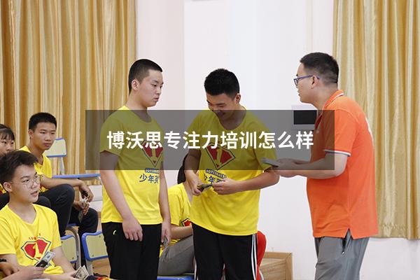 博沃思专注力培训怎么样