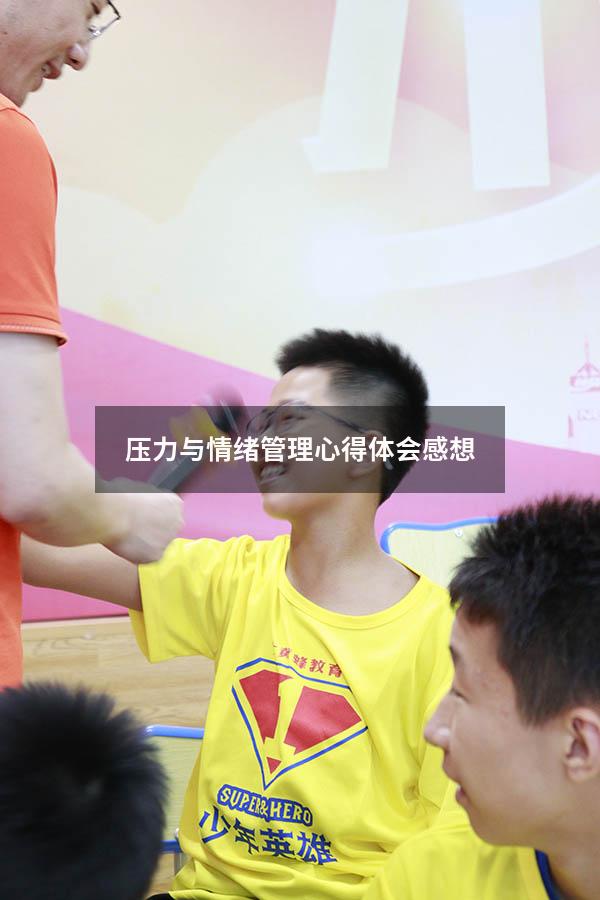 压力与情绪管理心得体会感想