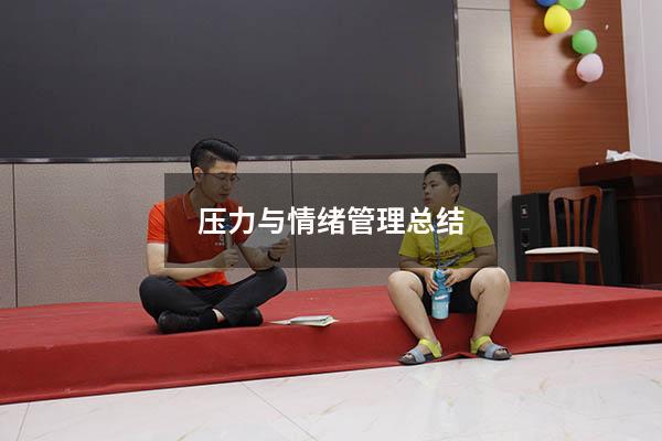 压力与情绪管理总结2000