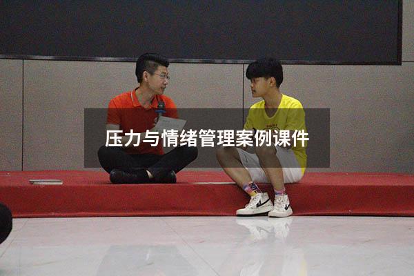 压力与情绪管理案例课件