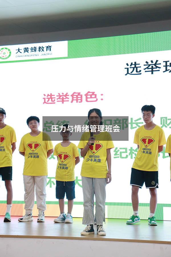 压力与情绪管理班会