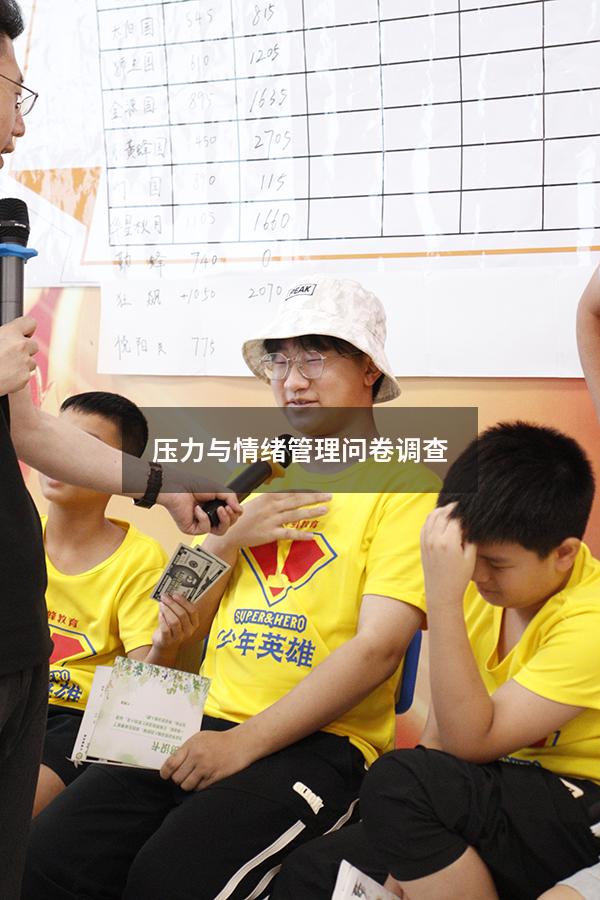 压力与情绪管理问卷调查