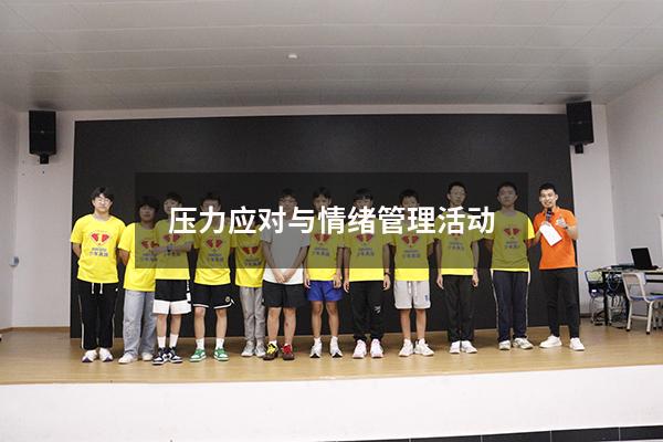 压力应对与情绪管理活动