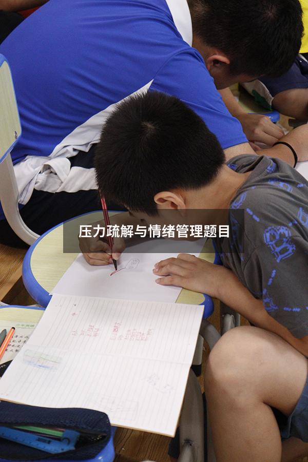 压力疏解与情绪管理题目