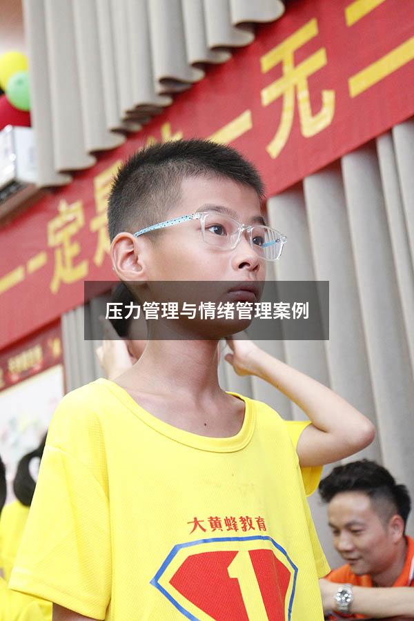 压力管理与情绪管理案例