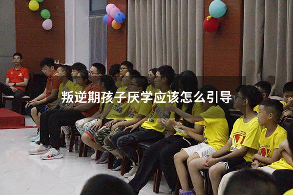 叛逆期孩子厌学应该怎么引导