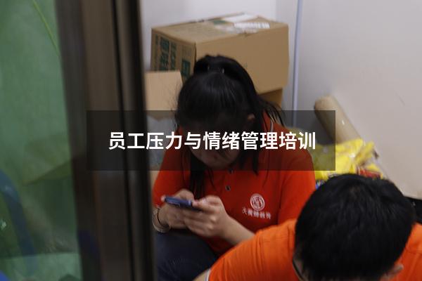 员工压力与情绪管理培训