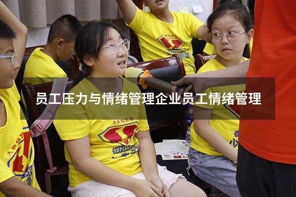 员工压力与情绪管理（企业员工情绪管理）