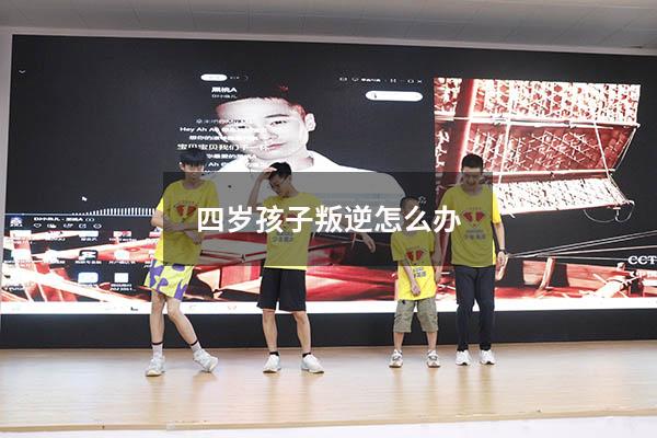 四岁孩子叛逆怎么办（二十四岁的儿子叛逆怎么办）