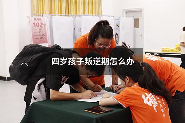 四岁孩子叛逆期怎么办