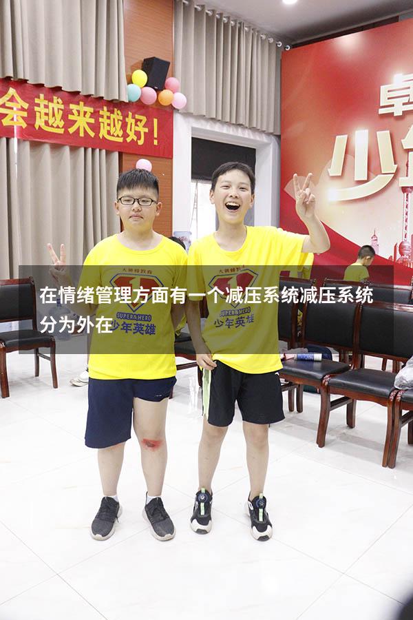 在情绪管理方面有一个减压系统减压系统分为外在