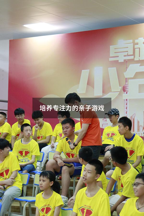 培养专注力的亲子游戏